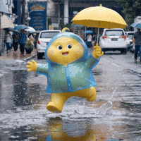 Water Raining GIF by Butter baby