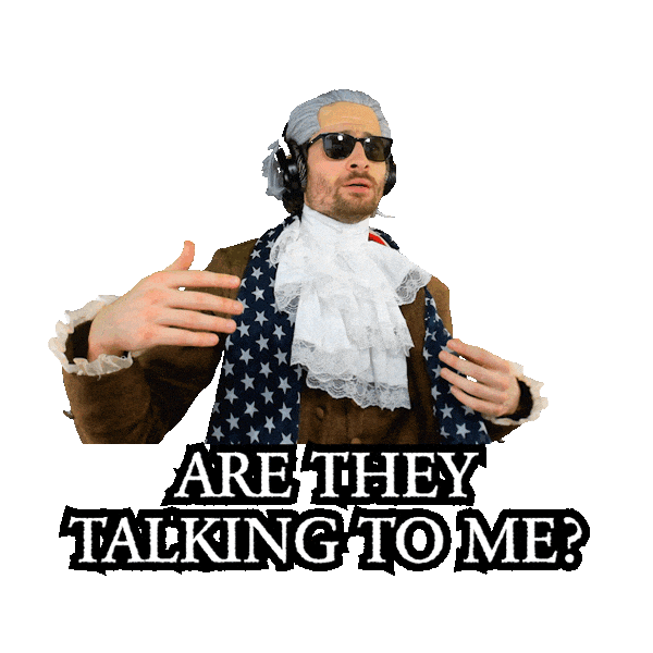 Are You Talking To Me Sticker