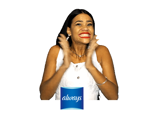 paulapriscila batendopalmas Sticker by Always Brasil