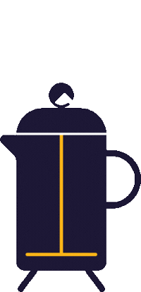 Coffee Camping Sticker by _wecg