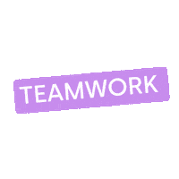 Teamwork Makes The Dream Work Content Sticker by merkenschoenberg