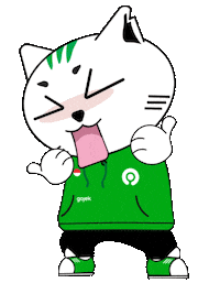 Cat Meme Sticker by Gojek Indonesia