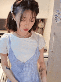 Cute Girl Cooking GIF