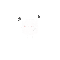 Dance Marshmallow Sticker
