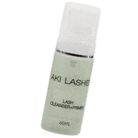 Lash Cleanser Sticker by Aki Lashes