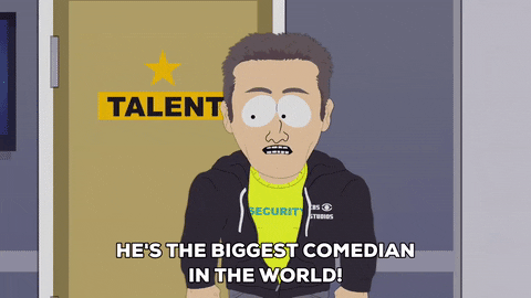 comedian talent GIF by South Park 