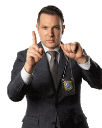 LawByMike law cop lawyer legal Sticker