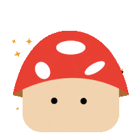 Mushroom Tp Sticker by Temasek Polytechnic