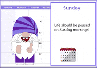 Days Of The Week Gnome GIF