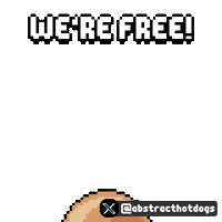 Jumping We Are Free Sticker by HotDogs