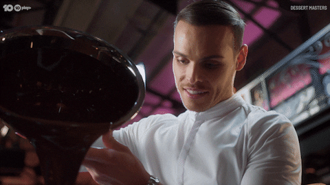 Chocolate Dessert GIF by MasterChefAU