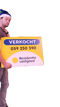 Verkocht Sticker by Residentie Vastgoed