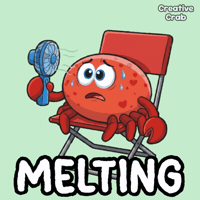 Summer Melting GIF by VeeFriends