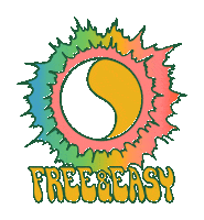 Rainbow Gradient Sticker by Free & Easy