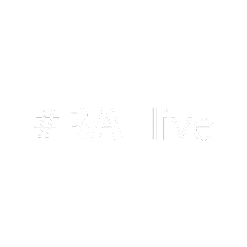 B-A-F giphyupload baf studentsofbaf baflive Sticker