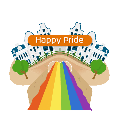 Gay Pride Love Sticker by KLM