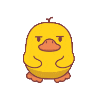 Squint Wow Sticker by FOMO Duck