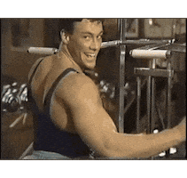 Van Damme Chill Sticker by Fugum