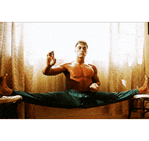 Van Damme Chill Sticker by Fugum