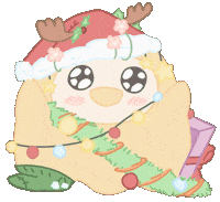 Excited Christmas Sticker