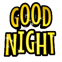 Good Night Stars Sticker by Omer Studios