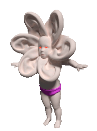 3D Listen Sticker by badblueprints