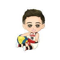 Volleyball Fanart Sticker by isobelleDB