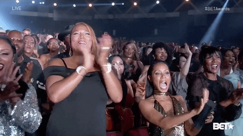 Queen Latifah Applause GIF by BET Awards