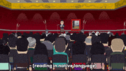 meeting speech GIF by South Park 