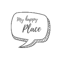Happy Place Sticker by deOntwerpSmit