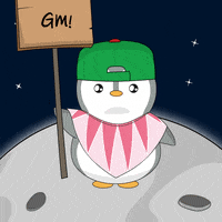 Good Morning Space GIF by Pudgy Penguins