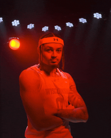 Badgers Basketball GIF by Wisconsin Badgers