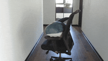comspace bored office spinning alone GIF