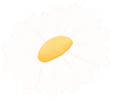 Happy Daisy Flower Sticker