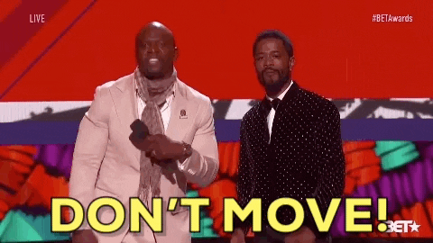 terry crews dont move GIF by BET Awards