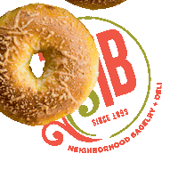 make it rain Sticker by THB Bagels + Deli