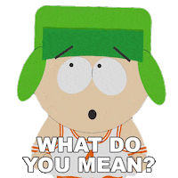 What Do You Mean Kyle Broflovski Sticker by South Park