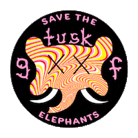Gilligan_Faust sticker elephant gf elephants Sticker