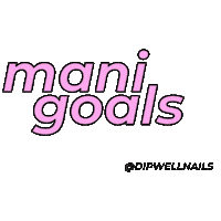 nails do you dipwell Sticker by DipWellNails