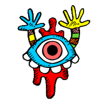mrskwak fun hello wtf crazy Sticker