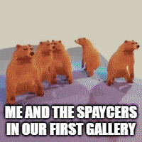 Spayce nft metaverse web3 gallery GIF