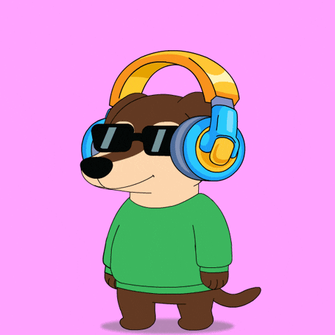 Vibing Apple Music GIF by ChesterAbstract