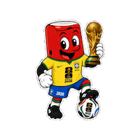 Football Brazil Sticker by TraxxPrinter