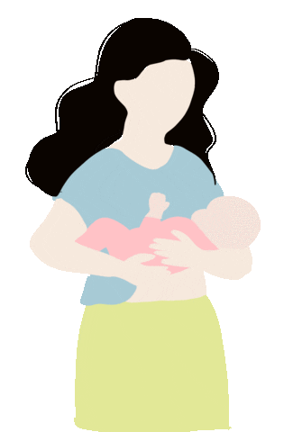 Neddiana baby mom gif artist mommy Sticker