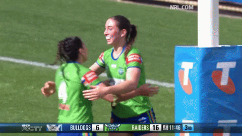 Womens Rugby League Nrl GIF by Canberra Raiders