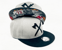 Capichecaps black warrior grey knight GIF