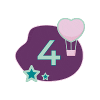 ProposalCoach heart stars coach number Sticker