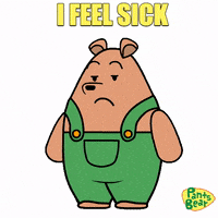 I Feel Sick Cute Cat GIF