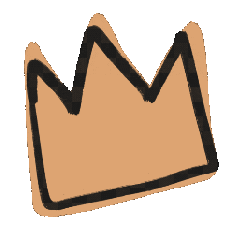 Honimoods giphyupload queen king crown Sticker
