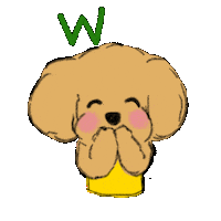 Happy Dog Sticker